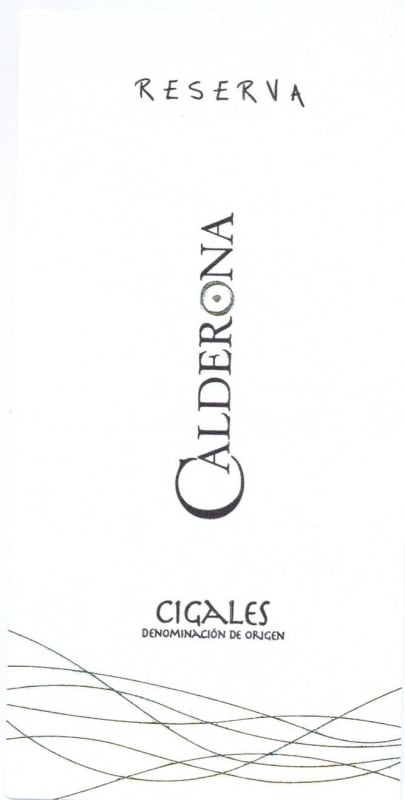 Bodegas Frutos Villar Cigales Calderona Reserva 2006 Front Label