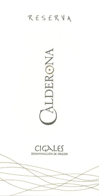 Bodegas Frutos Villar Cigales Calderona Reserva 2004 Front Label