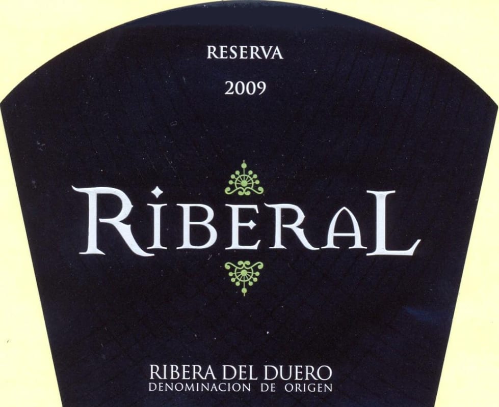 Bodegas Frutos Villar Ribera del Duero Riberal Reserva 2009 Front Label