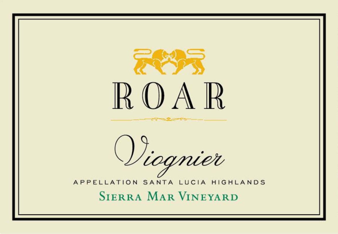 Roar Sierra Mar Vineyard Viognier 2011 Front Label
