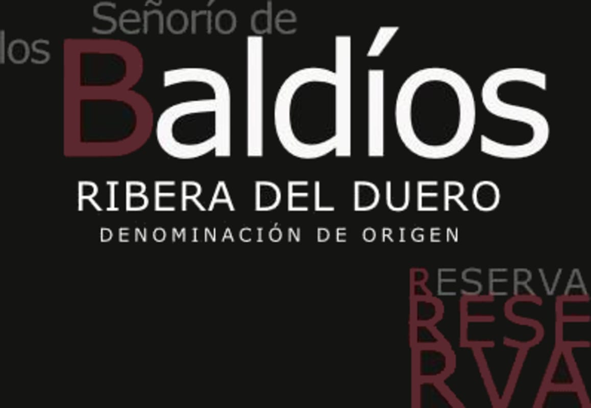 Bodegas Garcia Senorio de los Baldios Reserva 2008 Front Label