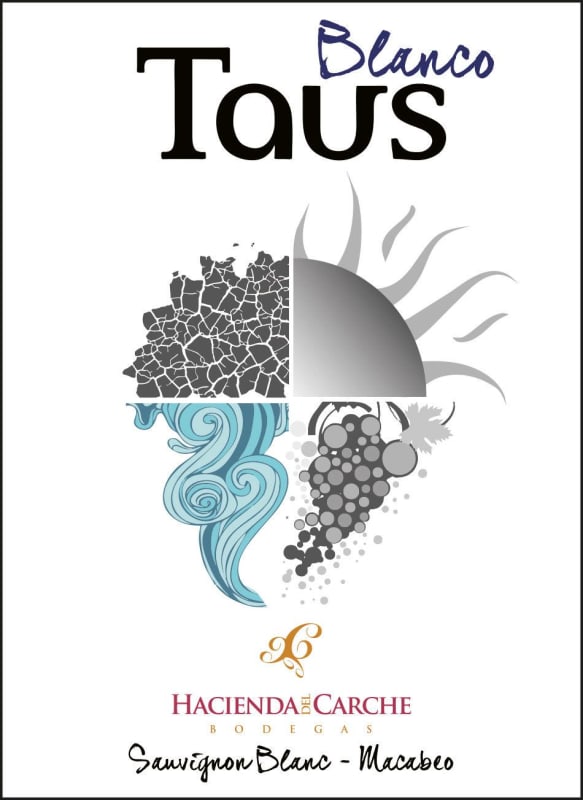 Bodegas Hacienda del Carche Taus Blanco 2015 Front Label