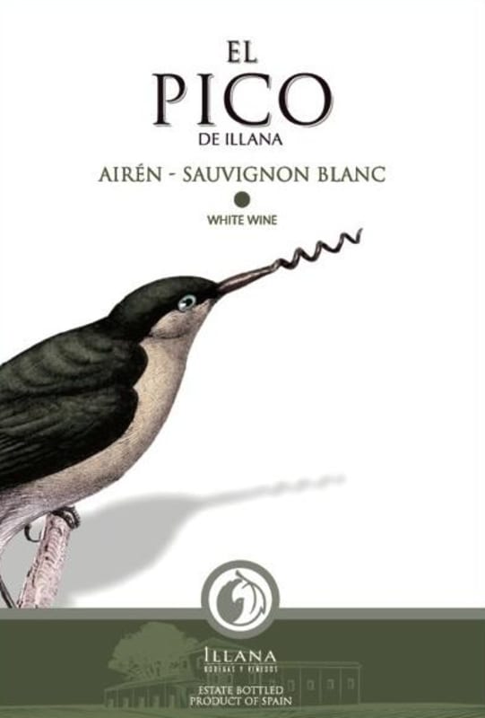 Bodegas Illana El Pico Airen Sauvignon Blanc 2013 Front Label