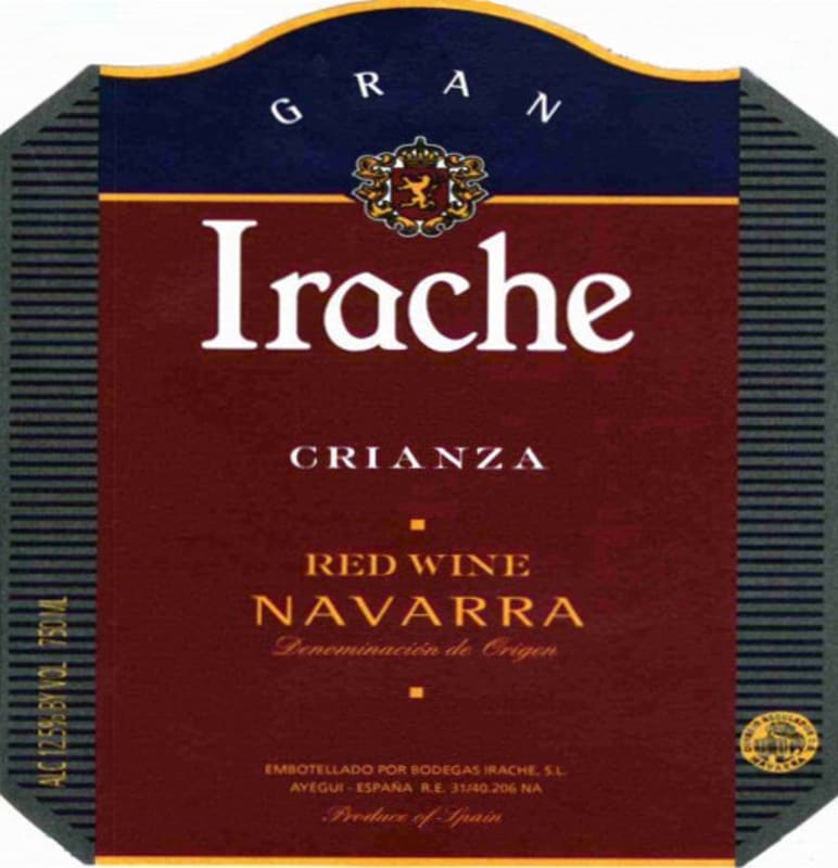 Bodegas Irache Gran Irache Crianza 2006 Front Label