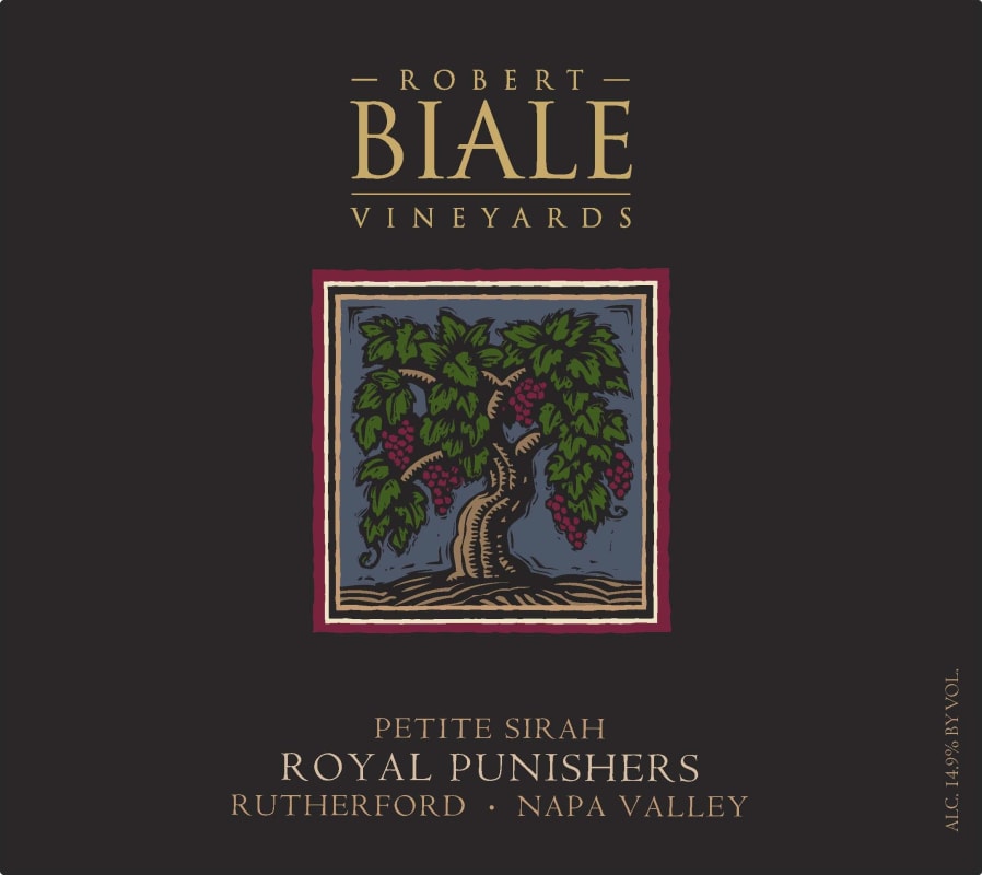 Robert Biale Vineyards Royal Punishers Petite Sirah 2014 Front Label
