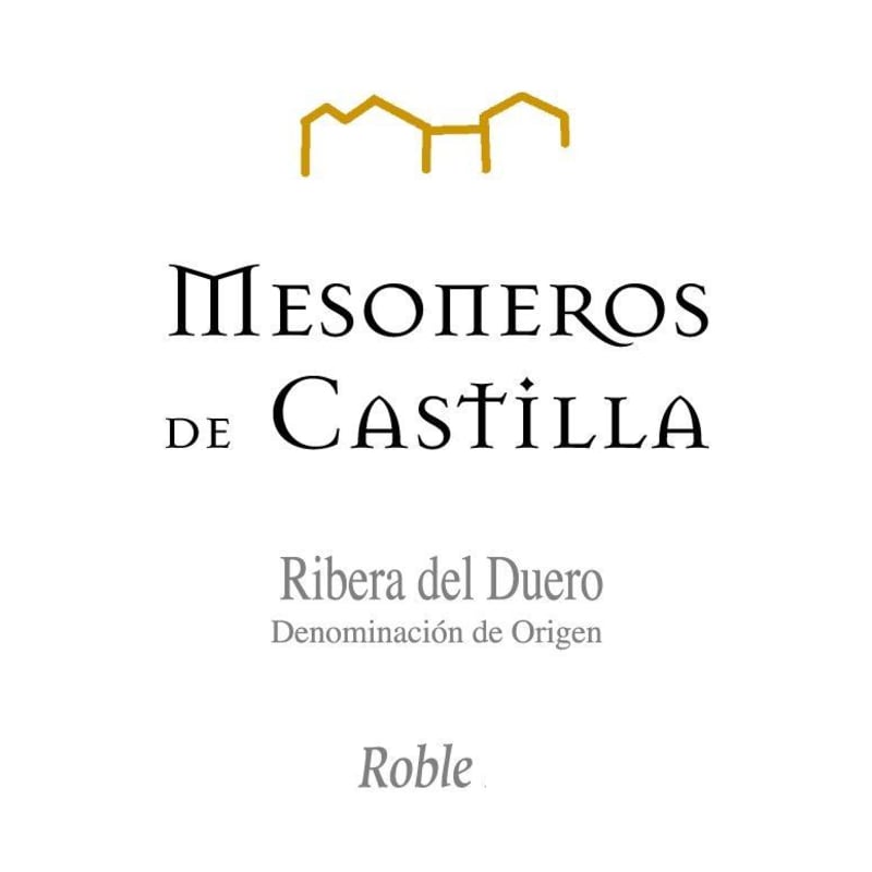 Bodegas Ismael Arroyo Mesoneros de Castilla Roble 2014 Front Label