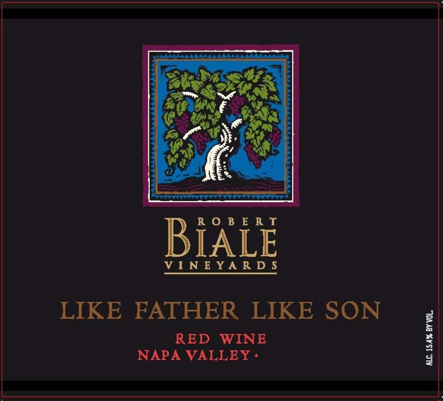 Robert Biale Vineyards Like Father like Son 2009 Front Label