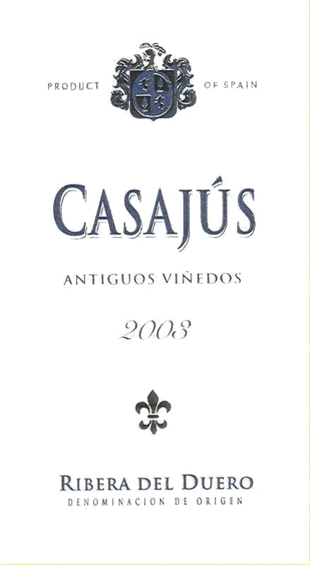 Bodegas J. A. Calvo Casajus S.L. Antiguos Vinedos 2003 Front Label