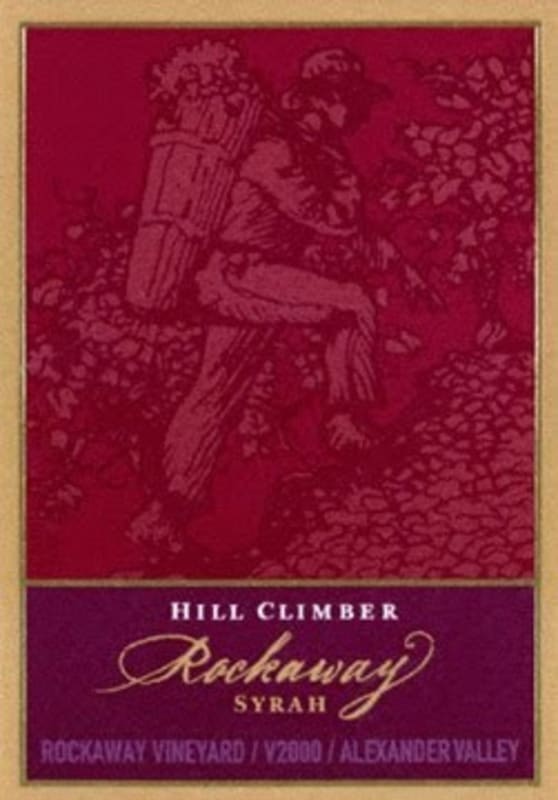 Robert Biale Vineyards Hill Climber Rockaway Syrah 2000 Front Label