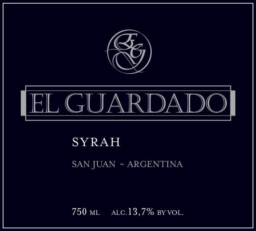 Bodegas La Guarda El Guardado Syrah 2012 Front Label
