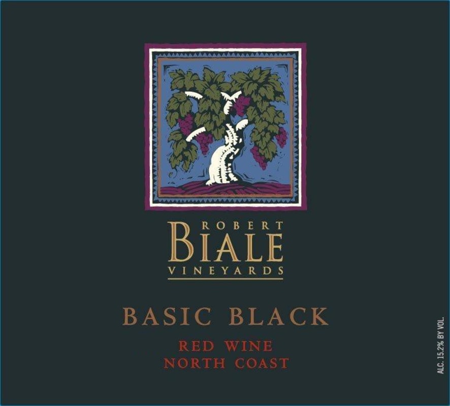 Robert Biale Vineyards Basic Black Red 2011 Front Label