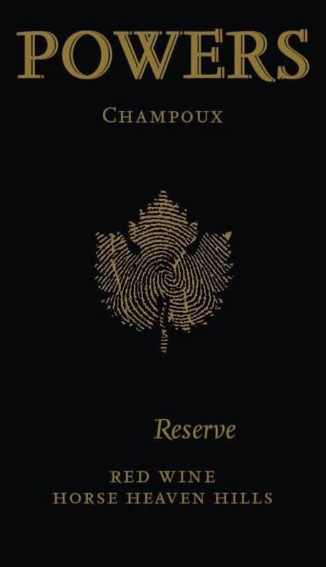 Badger Mountain Powers 'Champoux Vineyard' Reserve Red Blend 2012 Front Label