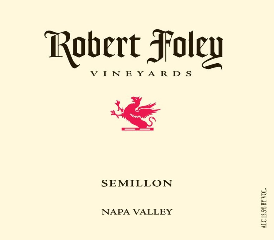Robert Foley Vineyards Semillon 2011 Front Label