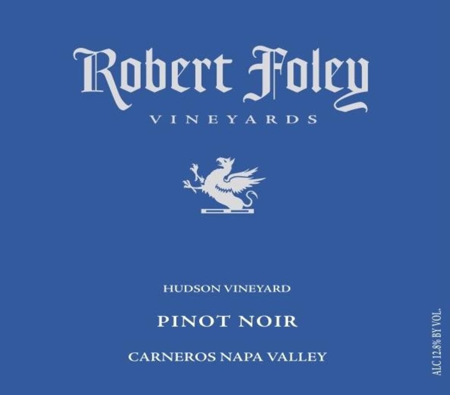 Robert Foley Vineyards Pinot Noir 2012 Front Label