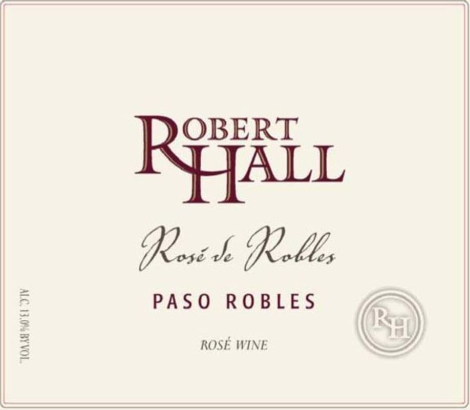 Robert Hall Rose de Robles 2015 Front Label