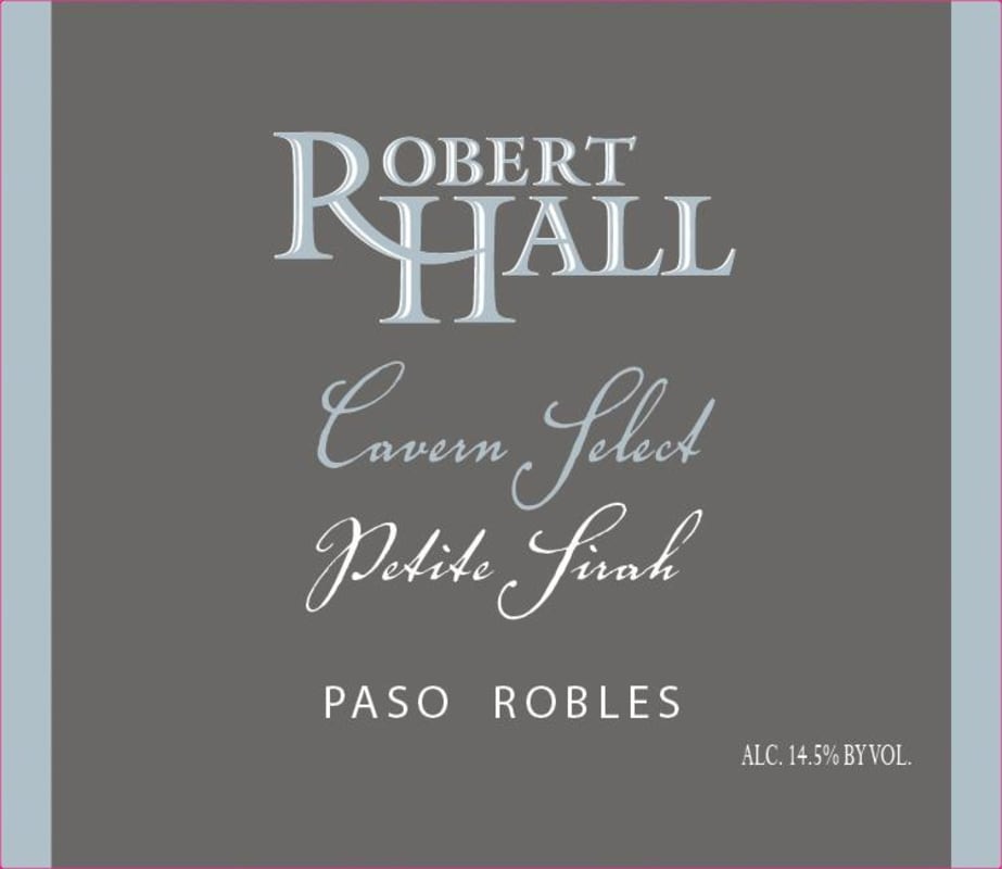 Robert Hall Cavern Select Petite Sirah 2014 Front Label