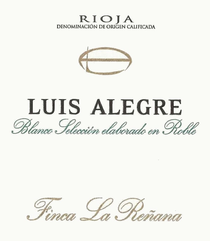 Bodegas Luis Alegre Finca La Renana Seleccion Elaborado en Roble Blanco 2013 Front Label