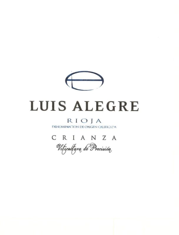 Bodegas Luis Alegre Crianza 2013 Front Label