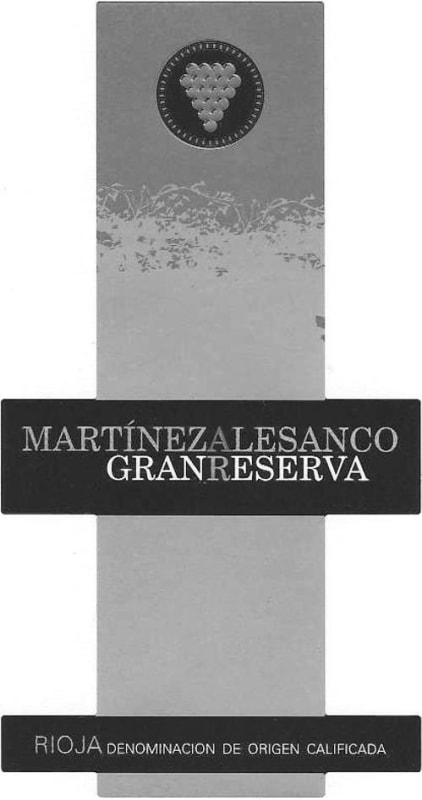 Bodegas Martinez Alesanco Gran Reserva 2007 Front Label