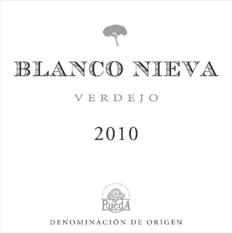 Bodegas Martue Vinedos de Nieva Blanco Nieva Verdejo 2010 Front Label
