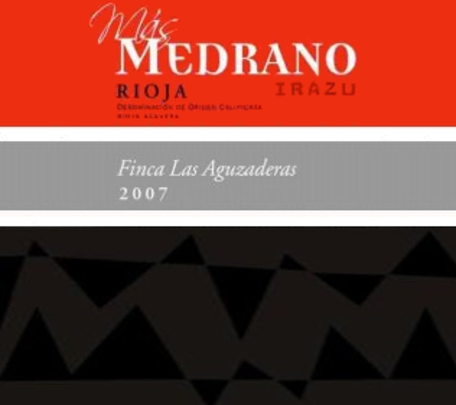 Bodegas Medrano Irazu Mas de Medrano Finca las Aguzaderas 2007 Front Label