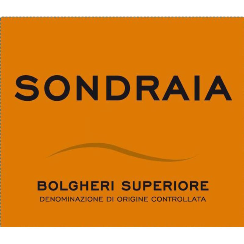Poggio al Tesoro Sondraia Bolgheri Superiore 2013 Front Label