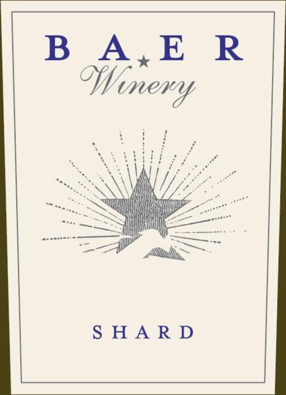 Baer Shard 2015 Front Label