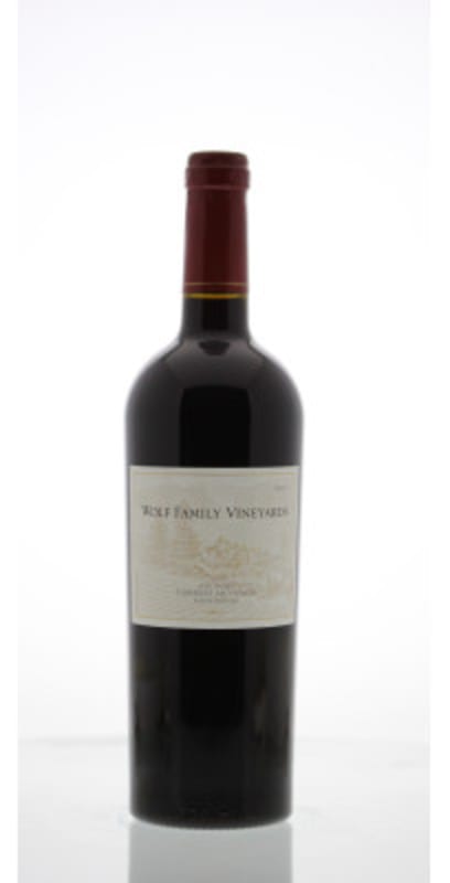 Wolf Family Vineyards Cabernet Sauvignon 2001 Front Bottle Shot