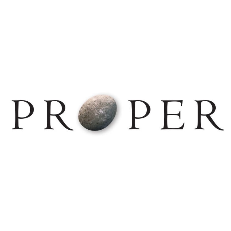 Proper Estate Syrah 2013 Front Label