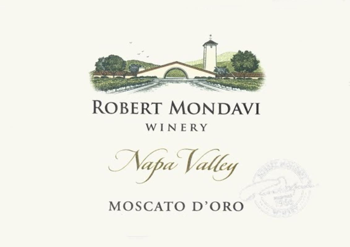 Robert Mondavi Moscato d'Oro 2013 Front Label