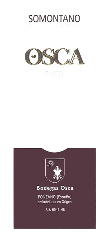 Bodegas Osca Tinto 2014 Front Label