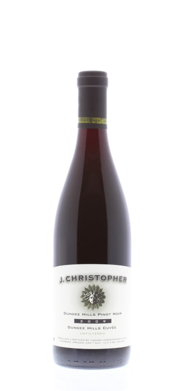 J. Christopher Dundee Hills Cuvee Pinot Noir 2009 Front Bottle Shot