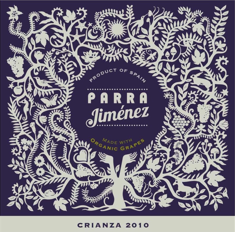 Bodegas Parra Jimenez Crianza 2010 Front Label
