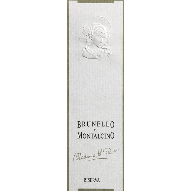 Valdicava Madonna del Piano Brunello di Montalcino Riserva 1995 Front Label