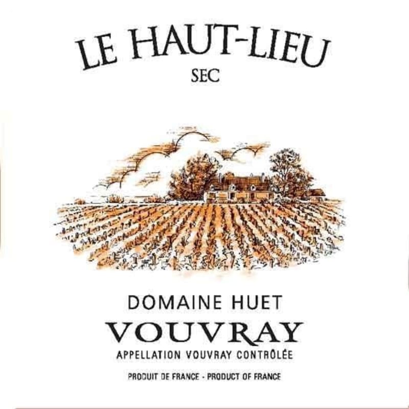 Domaine Huet Le Haut-Lieu Sec 2001 Front Label