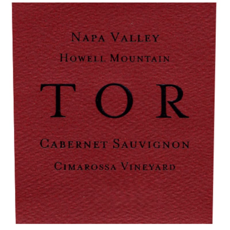 TOR Mast-Cimarossa Vineyard Cabernet Sauvignon 2005 Front Label
