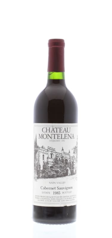 Chateau Montelena Estate Cabernet Sauvignon 1985 Front Bottle Shot