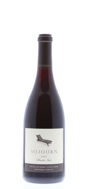 Sojourn Sangiacomo Vineyard Pinot Noir 2009 Front Bottle Shot
