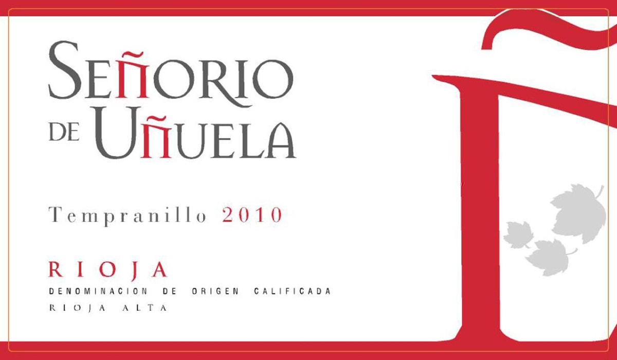 Bodegas Patricinio Senorio de Unuela Tempranillo 2010 Front Label