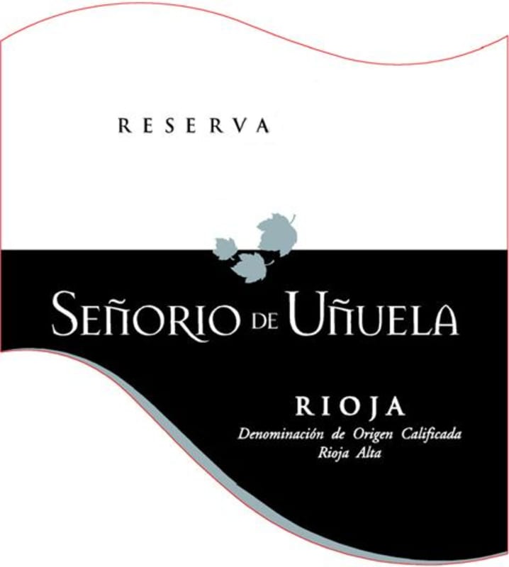 Bodegas Patricinio Senorio de Unuela Reserva 2009 Front Label