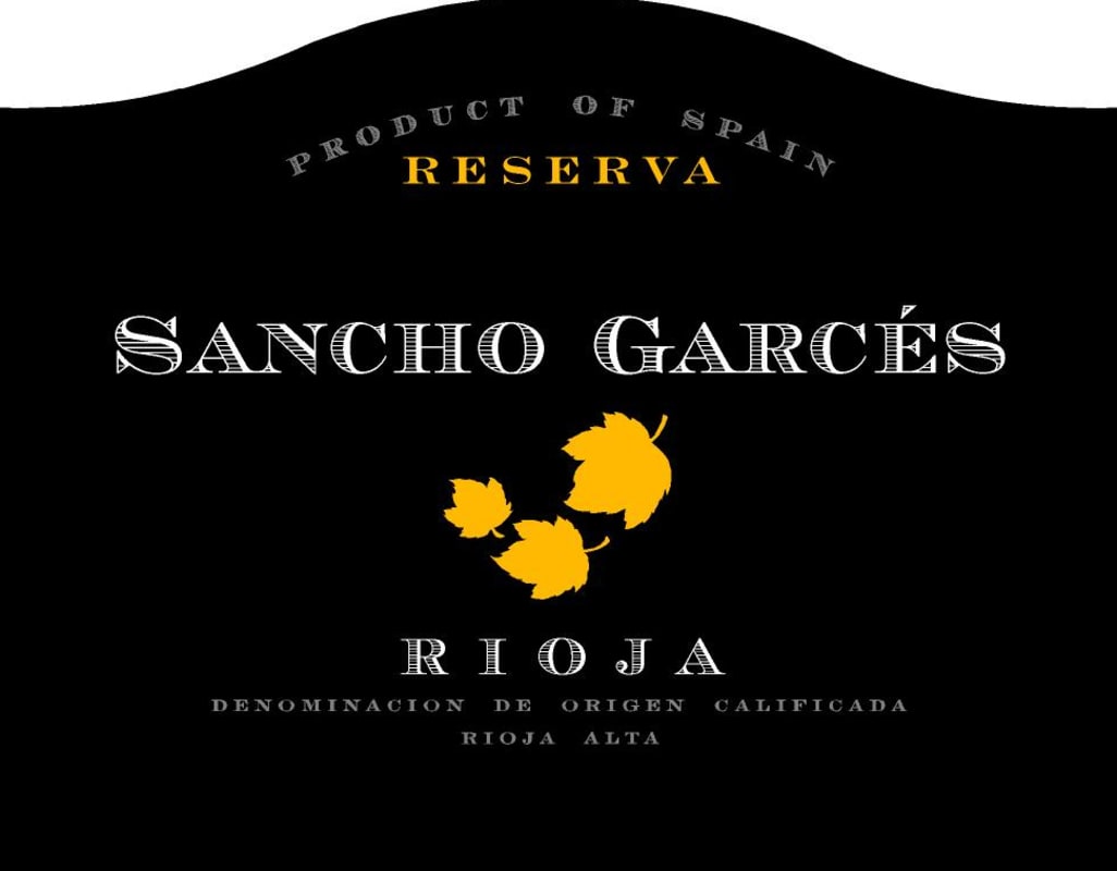 Bodegas Patricinio Sancho Garces Reserva 2011 Front Label