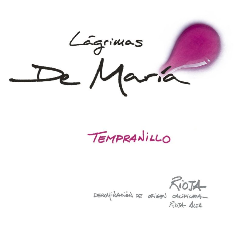 Bodegas Patricinio Lagrimas de Maria Tempranillo 2012 Front Label
