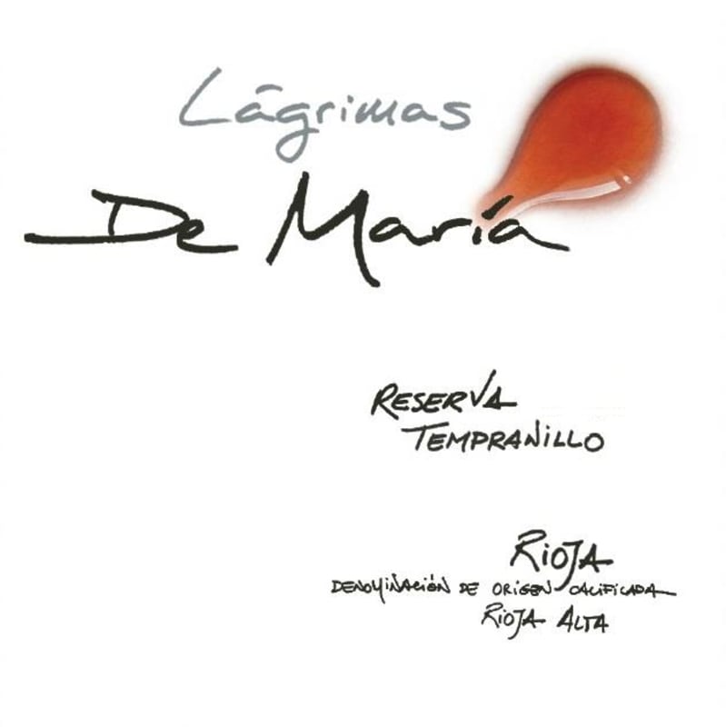Bodegas Patricinio Lagrimas de Maria Reserva 2009 Front Label