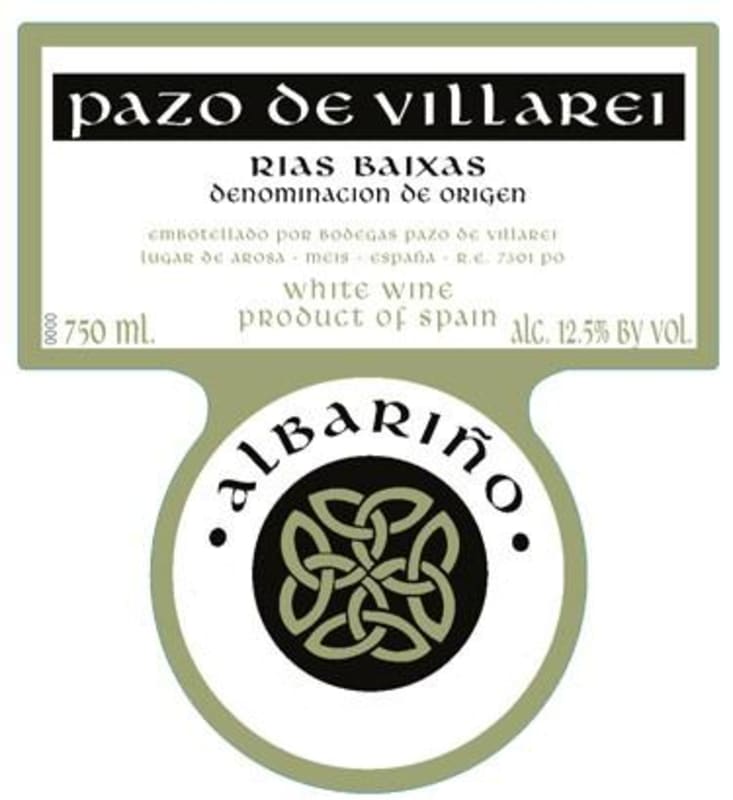 Bodegas Pazo de Villarei Rias Baixas 2012 Front Label