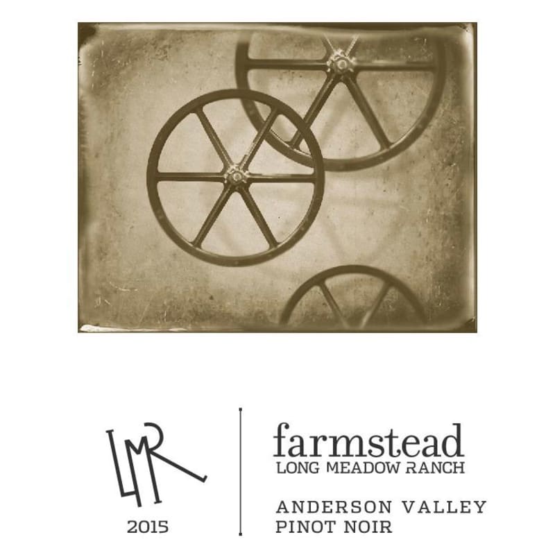 Long Meadow Ranch Farmstead Pinot Noir 2015 Front Label