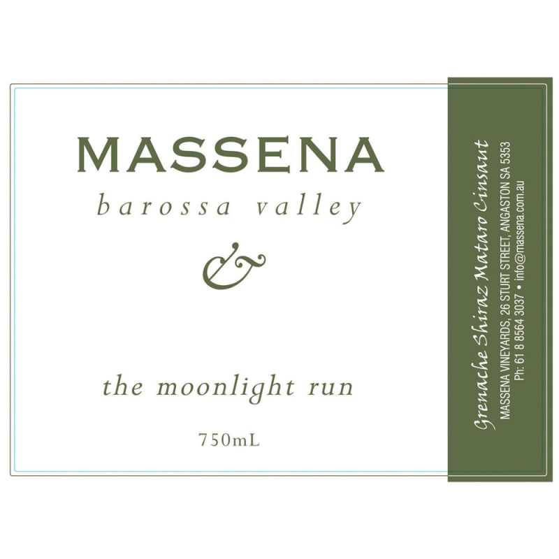 Massena The Moonlight Run 2001 Front Label