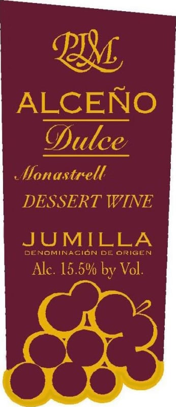 Bodegas Pedro Luis Martinez Alceno Dulce 2010 Front Label