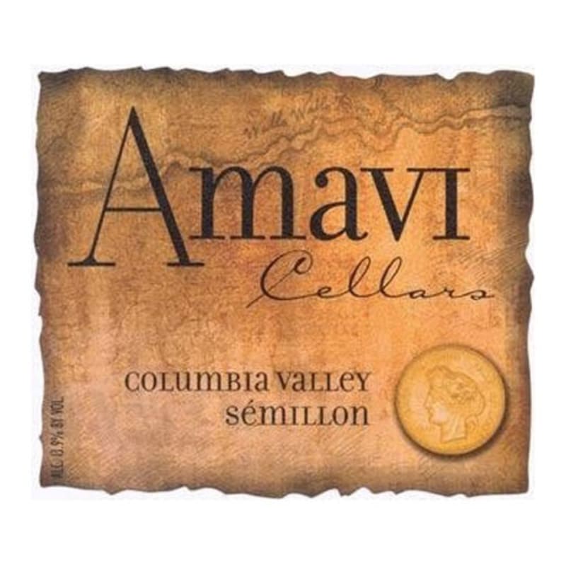 Amavi Semillon 2015 Front Label