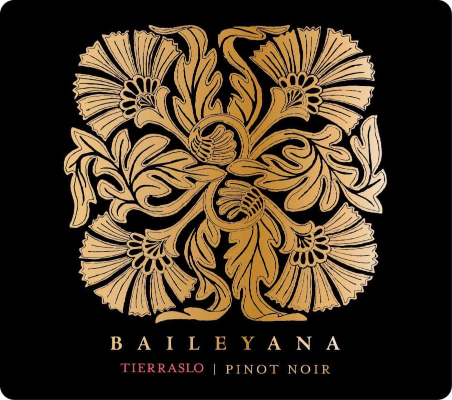 Baileyana Tierraslo Pinot Noir 2014 Front Label