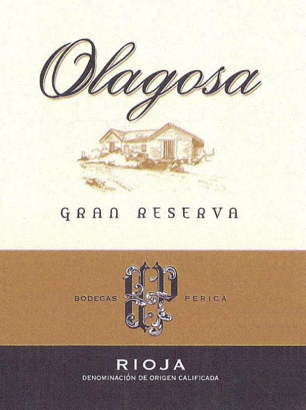 Bodegas Perica Olagosa Gran Reserva 2005 Front Label